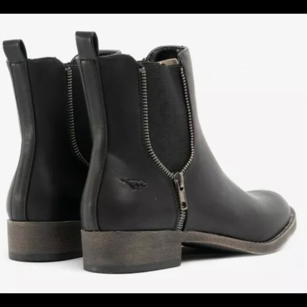Restocked! Rocket dog Camilla black boots Chelsea biker leather